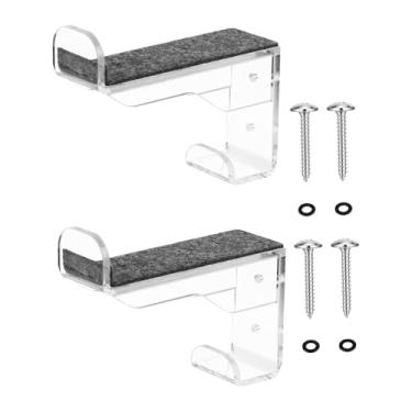 Imagem de Baoblaze Conjunto de 2 Suportes de Parede para Pranchas de Snowboard, Organizadores Universais para Armazenamento de Pranchas de Snowboard, Ideais para Quarto, Claro