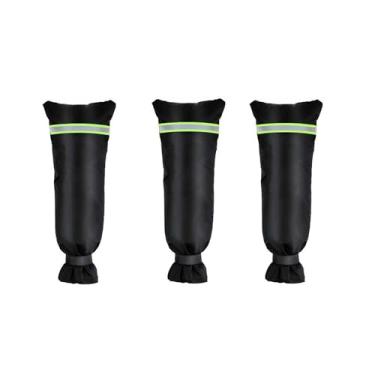 Imagem de MCleanPin Coberturas de torneira ao ar livre para proteção contra congelamento de inverno, 18 cm A x 15 cm L meia de torneira de água para mangueira externa, capa de torneira isolada impermeável