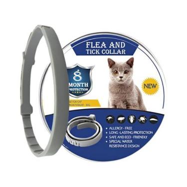 Imagem de Coleira para Gatos Especial Ajustável 39cm Inovadora que Realmente Afa