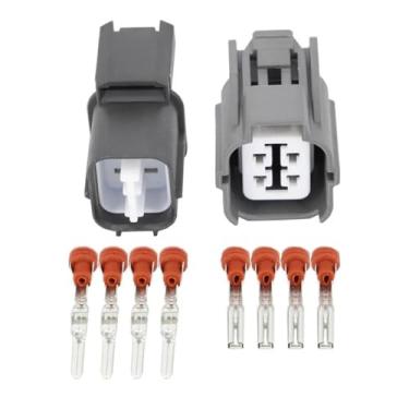 Imagem de Sensor conector de fio elétrico selado fêmea e macho DJ7048-2-11/21 de 4 pinos (5 conjuntos)