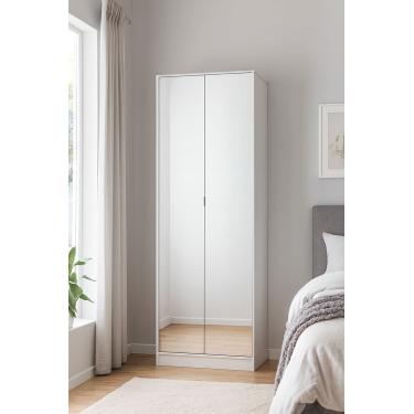 Imagem de Armário Sapateira Demóbile Grife 2 Portas de Bater 6 Prateleiras e 1 Gaveta Interna 18 Pares - 182x71cm