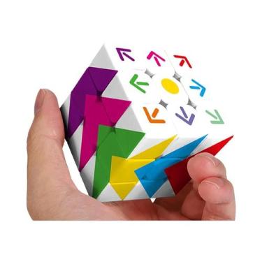 Imagem de Cubo Mágico 3x3x3 Impresso Em UV Com Setas Direcionais Brinquedo Profi
