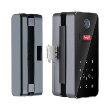 Imagem de Fechadura De Porta De Vidro Inteligente Tuya Bluetooth Com Impressão D