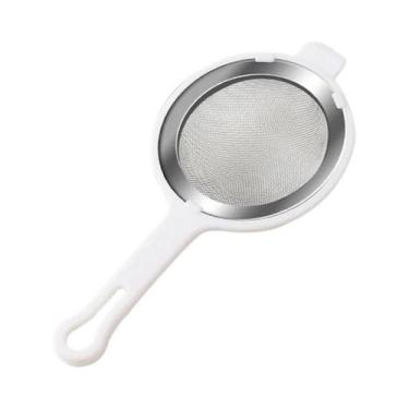 Imagem de Peneira De Farinha De Malha Fina Em Aço Inoxidável, Escorredor Reutili