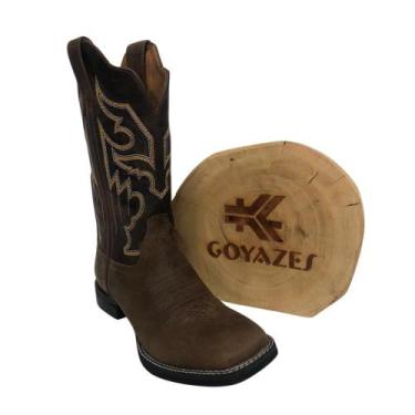 Imagem de Bota Country Masculina Goyazes Café Dallas Marrom REF 201560CF, 40