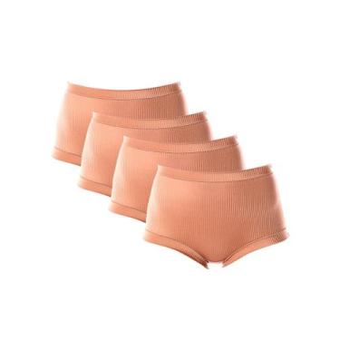 Imagem de Kit com 4 Calcinhas Demillus 26406, Bege, XG