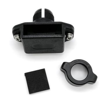 Imagem de Fumei Suporte universal Walkie Talkie para carro, motocicleta, bicicleta, rádio com furo esférico padrão para base de montagem de junta esférica de 17 mm (25 mm)