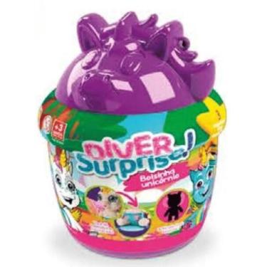 Imagem de Bolsinha Unicornio mama e faz xixi com surpresas Diver - DIVERTOYS