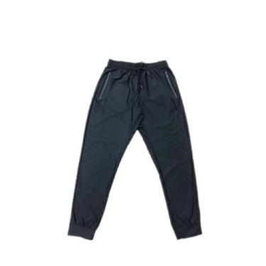 Imagem de Calca Tactel Masculina Preto Com Bolso Ziper - TLT Modas, P, Preto