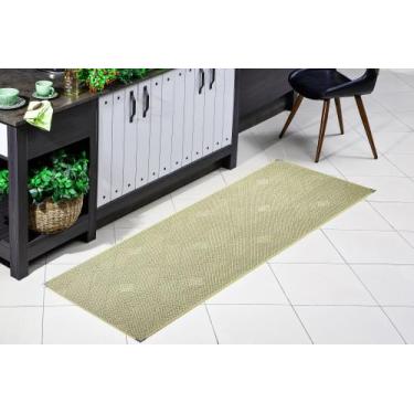 Imagem de Tapete passadeira 0,66 x 2,30 sisal antiderrapante pousada sala corred