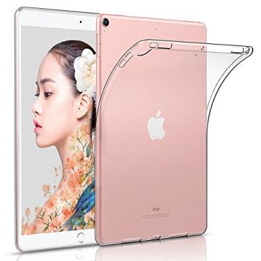 Imagem de iCoverCase Capa protetora flexível para iPad Air (3ª geração) de 10,5 polegadas (2019)/iPad Pro 10,5 polegadas (2017), transparente, ultrafina, macia, macia, para iPad Air (3ª geração) 10,5 polegadas