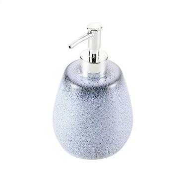 Imagem de Dispensador de sabão líquido para cozinha 520 ml, garrafa dividida de grande capacidade, gel de banho, xampu, tipo prensa, conjunto de dispensador de sabão de cerâmica, bomba dispensadora de sabão