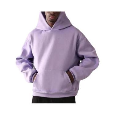 Imagem de Moletom Masculino Casual Com Capuz, Moda Streetwear, Conjunto De Trein