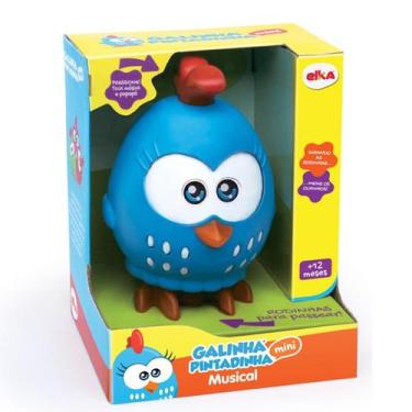 Imagem de Boneca Galinha Pintadinha Mini Musical Com Rodinhas Brinquedo Infantil