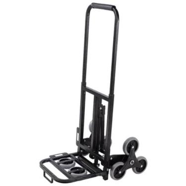Imagem de Carrinho de Carga Armazém Escadas Prático Fácil Manuseio Industria Dom
