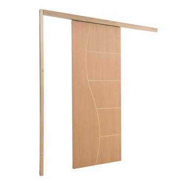 Imagem de Porta De Correr P- Verniz Frisada F07 210x60