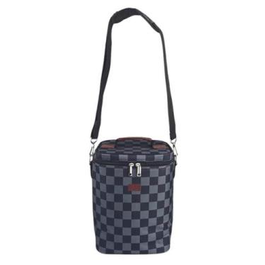 Imagem de Bolsa Térmica ACasa Poliéster 12L Preto para 4 Garrafas