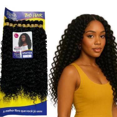 Imagem de Cabelo Cacheado Fibra Super Natural Para Entrelace Amanda - bbless, Pr
