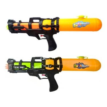 Imagem de Pistola Lança-Água Infantil Grande Potente Alta Pressão Domni