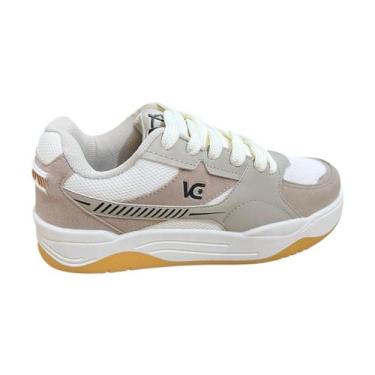 Imagem de Tênis Masculino Vanscy Classic Street, Off, White, Taupe, 40
