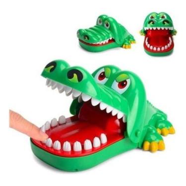 Imagem de Jogo Crocodilo Jacaré Dentista Morde Dedo Brinqued Pegadinha - Art Bri