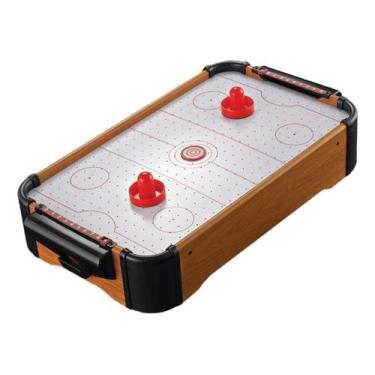 Imagem de Mesa de Air Hockey Portátil  Jogo de Mesa para Diversão em Família - G