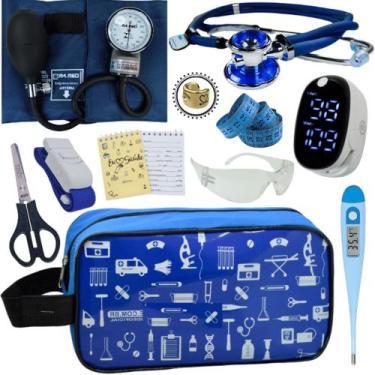 Imagem de Kit Enfermagem Aparelho Pressão Esteto Frete Grátis Promocao - Love Sa
