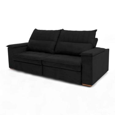 Imagem de Sofá Retrátil Reclinável Casal 2 Lugares 2,70m California Veludo - Loja Sheep