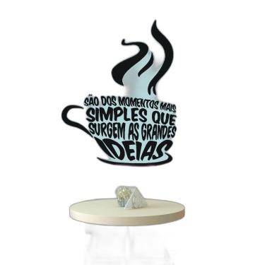 Imagem de Adesivo Decorativo De Parede Xícara Frases Momentos