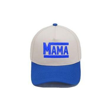 Imagem de Boné de beisebol, chapéus lisos de algodão com bordado MAMA - Yiweisai