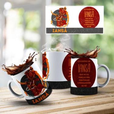 Imagem de caneca orixá oxum Ogum yansa Oxossi ossain Oxumarê Exu oxalá Omolu - N
