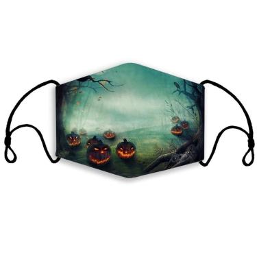 Imagem de Máscara facial Halloween of Horrors com filtro de algodão impresso em 3D