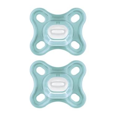 Imagem de Kit 2 Chupetas Comfort 100% Silicone 0-6 Meses Neutra - MAM