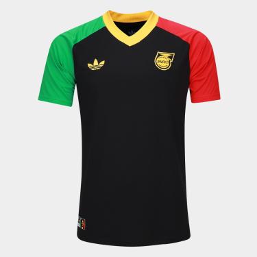 Imagem de Camisa Seleção Jamaica Prematch Jogador 2026 Masculina-Masculino