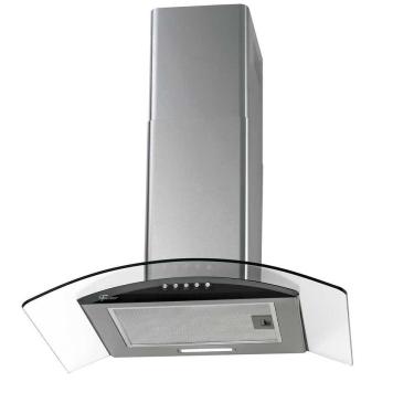 Imagem de Coifa de Parede Fit 60cm com Vidro Fischer Preto 110V