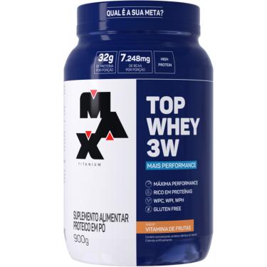 Imagem de Top Whey 3w Mais Performance Max Titanium 900g - Vit. Frutas