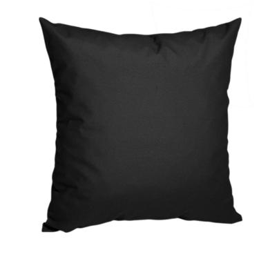 Imagem de 1 Almofada Cheia Para Sofá Decorativas E Impermeáveis Trama Preto