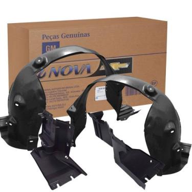 Imagem de Kit De Parabarro Dianteiro Com Par Extensao Pecas Genuinas Gm Onix pri