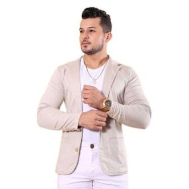 Imagem de Blazer Luxo  Esporte Fino Com Elastano Masculina-Masculino