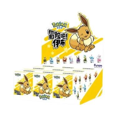 Imagem de Conjunto Família Eevee Blind Box Pokémon Anime Boneco De Ação Modelo B