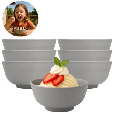 Imagem de Kit 6 Tigela Bowl Pote De Melamina 500ml Sopas e Sobremesas - Lyor