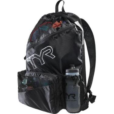 Imagem de Mochila de Mesh TYR Elite Team 40L  Alças Acolchoadas Ventiladas e Com