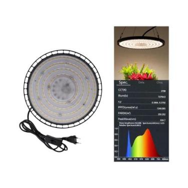 Imagem de Luz De Cultivo LED De Espectro Completo 380-780nm, Imitando a Luz Sola