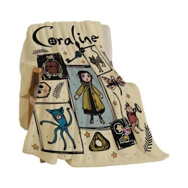 Imagem de Cobertor De Flanela Super Macio Com Estampa, Lavável Na Máquina, Cober