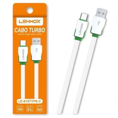 Imagem de Cabo Usb Para Tipo C Turbo 3.1a 1m Lehmox
