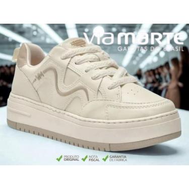 Imagem de Tenis via marte 306002 flatform casual novo original maravilhoso, Marf