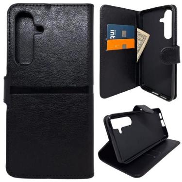 Imagem de Capa Carteira para Samsung S25 (Tela de 6.2) Capinha Case - Genérico, 