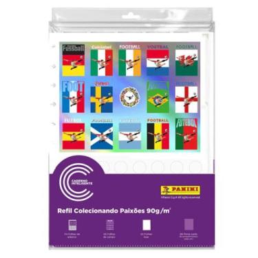 Imagem de Refil Para Caderno Inteligente Álbum Panini Grande Copa Figurinhas Ade