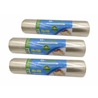 Imagem de Kit Com 3 Filme PVC Guarufilme 28 x 300 metros
