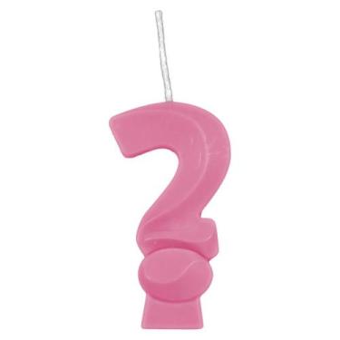 Imagem de Vela de Aniversário Candy Rosa - 1 Unidade - Regina, ?